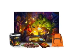 Hearthstone: Heroes of Warcraft | 1000 komad sestavljanke | Vključuje plakat in torbo | 68 x 48 | Za odrasle in otroke, stare 14 let in več | Kot nala