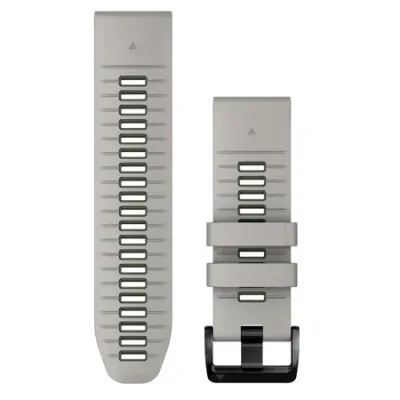 Garmin nadomestni pašček, Quickfit 26'', silikonski, Fog Gray/Moss