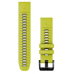 Garmin nadomestni pašček Quickfit 22'', silikonski, Electric Lime/Graphite
