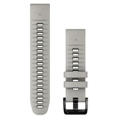 Garmin nadomestni pašček Quickfit 22'', silikonski, Fog Gray/Moss
