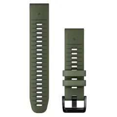 Garmin nadomestni pašček Quickfit 22'', silikonski, Moss/Graphite
