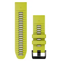 Garmin nadomestni pašček, Quickfit 26'', silikonski, Electric Lime/Graphite