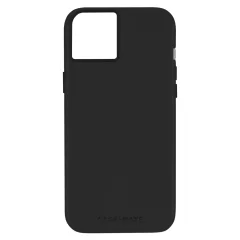 Ovitek MagSafe za iPhone 15 Plus, silikonska doživljenjska garancija proti padcem, mat crn ovitek