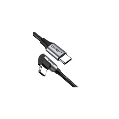 UGREEN US255 KOTNI (1) USB-C KABEL 1M SIVA