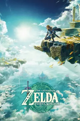 PLAKAT LEGENDA O ZELDI SOLZE KRALJESTVA HYRULE