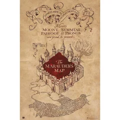 PLAKAT HARRY POTTER MAPA DEL MERODEADOR