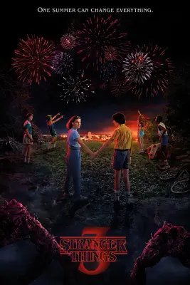PLAKAT STRANGER THINGS NEKEGA POLETJA