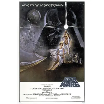 PLAKAT STAR WARS CLASSIC LA GUERRA DE LAS GALAXIAS CARTEL