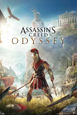 PLAKAT ASSASSINS CREED ODYSSEY EN LIST