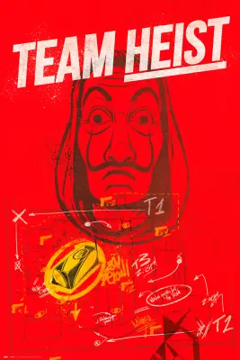 PLAKAT LA CASA DE PAPEL MONEY HEIST