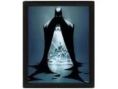 Pyramid International Batman plakat v 3D lentikularnem plakatu (Gotham Protector Design) stenska umetnost 25cm x 20cm x 1,35m v okvirju škatle - uradn