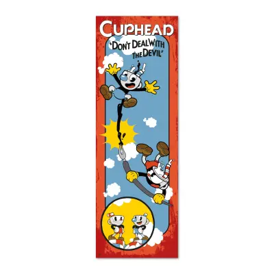 PLAKAT PUERTA CUPHEAD