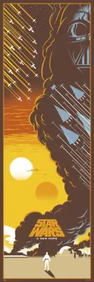 PLAKAT PUERTA STAR WARS EPISODIO IV