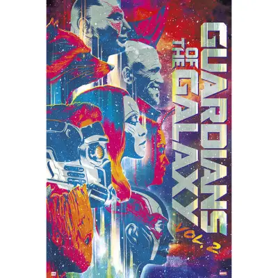 PLAKAT MARVEL GUARDIANES DE LA GALAXIA 2