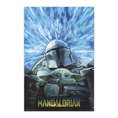 PLAKAT STAR WARS THE MANDALORIAN - HYPERSPACE