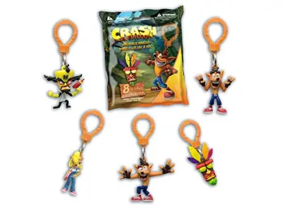 Crash Bandicoot CBH001 Zbirateljska slepa vrečka Slika nahrbtnika nahrbtnika 2 -palčni enojni paket