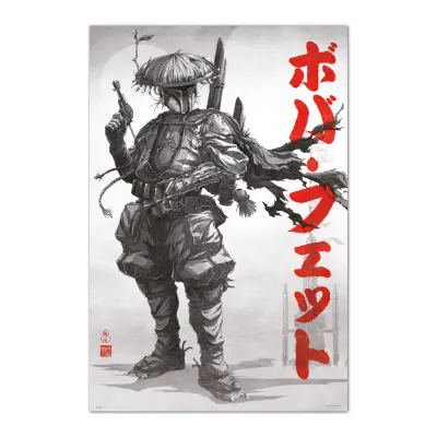 PLAKAT VIZIJE VOJNE ZVEZD BOBA FETT