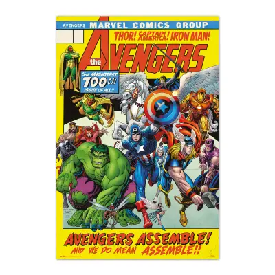 PLAKAT MARVEL AVENGERS 100. ŠTEVILKA