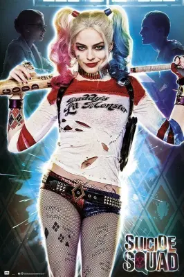 PLAKAT SAMOMORILSKEGA ODREDA HARLEY QUINN DADDYS LIL MONSTER