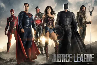 PLAKAT DC COMICS JUSTICE LEAGUE LIKI FILM