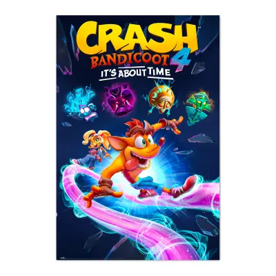 PLAKAT CRASH BANDICOOT SKRAJNI JE ČAS