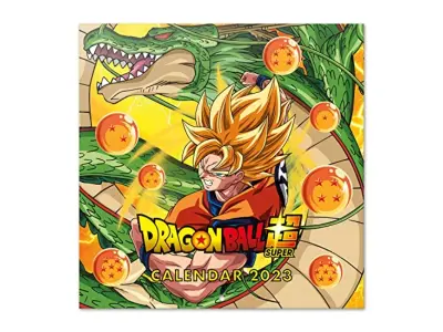 Stenski koledar Grupo Erik Dragon Ball 2023 12' x 12' FSC| 12-mesečni planer | Kvadratni stenski koledar 2023 | Koledar družinskega načrtovalca 2023 |