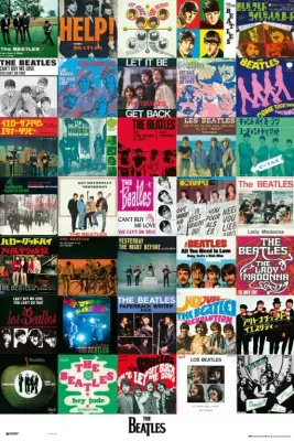 PLAKAT THE BEATLES PORTADAS