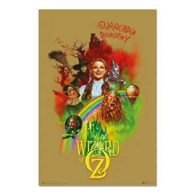 PLAKAT EL MAGO DE OZ 100 ANIVERSARIO WB