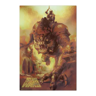 PLAKAT VOŽNJE RANCOR VOJNE ZVEZD