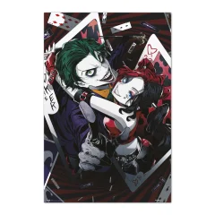 PLAKAT DC COMICS HARLEY QUINN Y JOKER ANIME