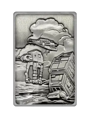 Star Wars K-003 Hoth Planet Scene omejena izdaja kovinskega zbirateljskega predmeta