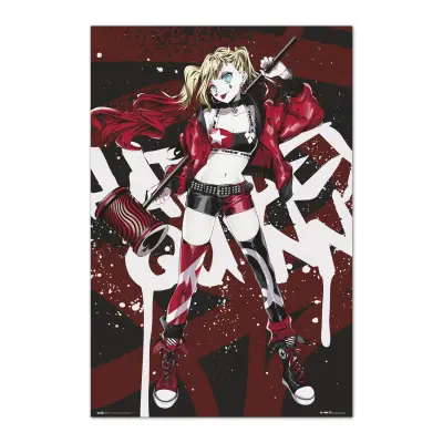 PLAKAT DC COMICS HARLEY QUINN ANIME