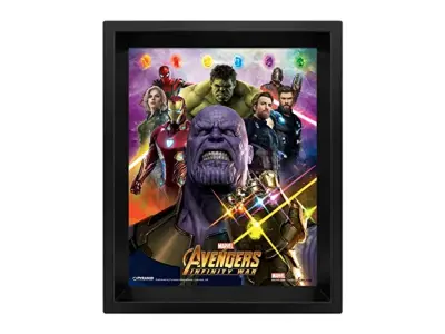3D lečasti plakati Marvel Comics, večbarvni, 10 x 8 palcev