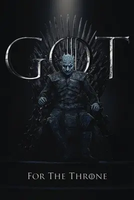 PLAKAT JUEGO DE TRONOS EL REY DE LA NOCHE ZA PRESTOL