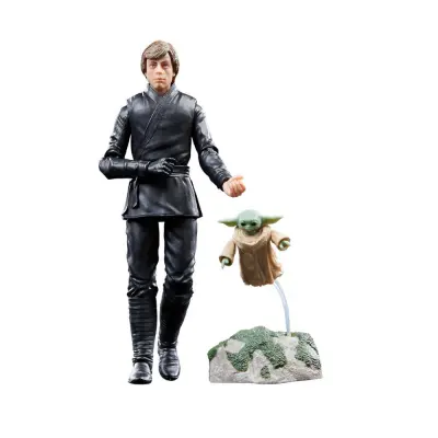 Hasbro, Luke Skywalker in Grogu Articulated Star Wars The Black Series z dodatki, Črna