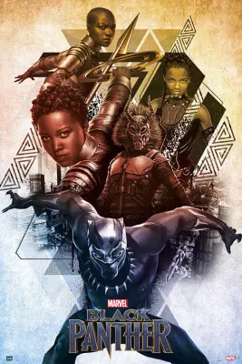 PLAKAT MARVEL ČRNI PANTER