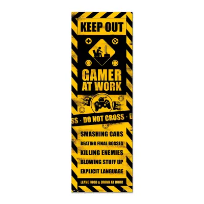 PLAKAT PUERTA GAMERATION GAMING POZOR