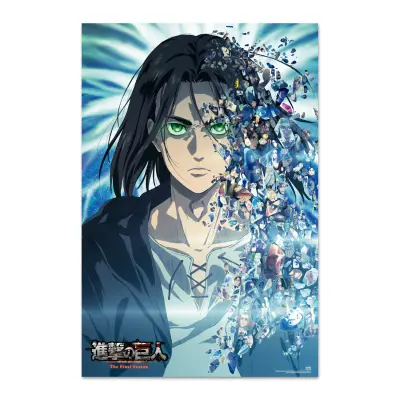 PLAKAT NAPAD NA TITAN - EREN YEAGER