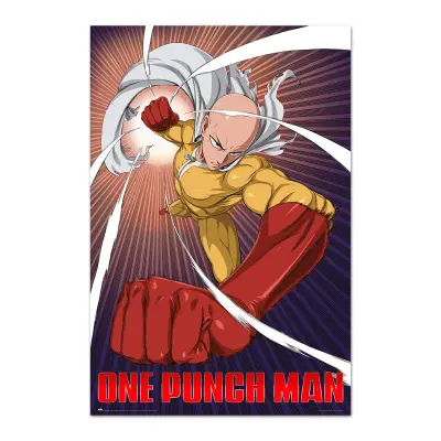 PLAKAT ONE PUNCH MAN SAITAMA