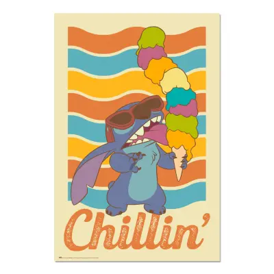 PLAKAT DISNEY STITCH CHILLIN