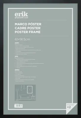 OKVIR ZA PLAKAT 61X91,5 CM ČRN MDF