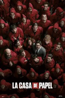 PLAKAT LA CASA DE PAPEL GUERRA