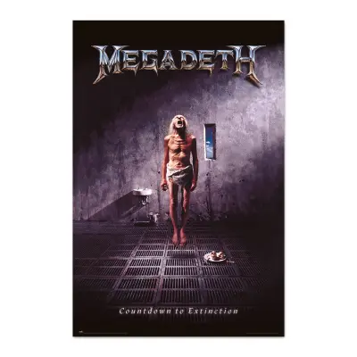 PLAKAT MEGADETH ODŠTEVANJE DO IZUMRTJA