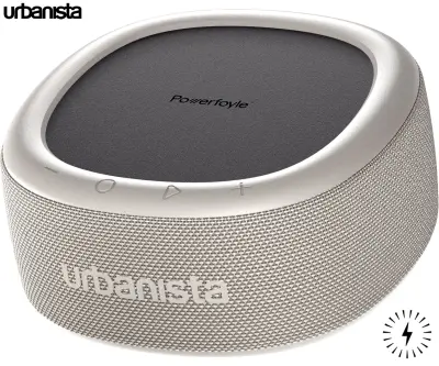 Prenosni SOLARNI zvočnik URBANISTA MALIBU, Bluetooth® 5.2, TWS/Stereo Link, IP67, USB-C, siv (Desert Gray)
