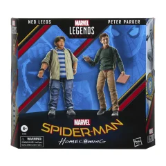 Marvel Hasbro Legends Series Spider-Man 60th Anniversary Peter Parker and Ned Leeds MCU 2-paket 15 cm akcijskih figur, 7 dodatkov, večbarvno, F3457