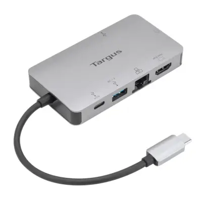 Docking Station Targus tipo c A 1x HDMI 1x VGA 1x USB-A 1x Tipo C Plata