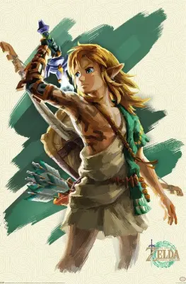 PLAKAT THE LEGEND OF ZELDA TEARS OF THE KINGDOM POVEZAVA