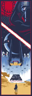 PLAKAT PUERTA STAR WARS EPIZODIJO VII