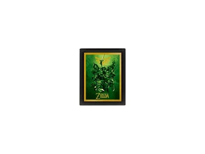 Legenda o Zelda Link 3D lentikularni plakat, večbarvna, 10 x 8-palčna