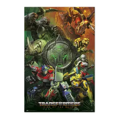 PLAKAT TRANSFORMERJI - RISE OF THE BESTAS